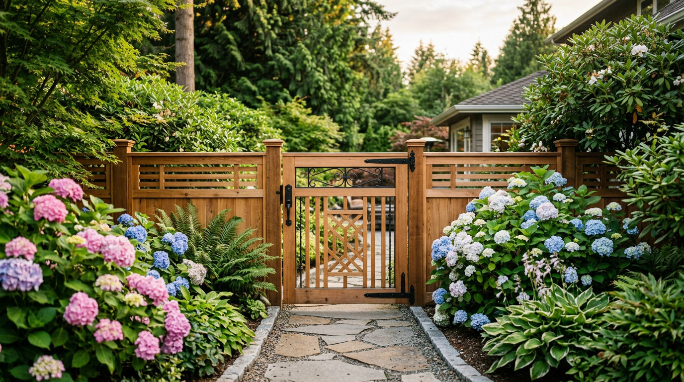 Crafting Outdoor Elegance: Wood, Fences, and Carpentry for Lake Forest Park Homes