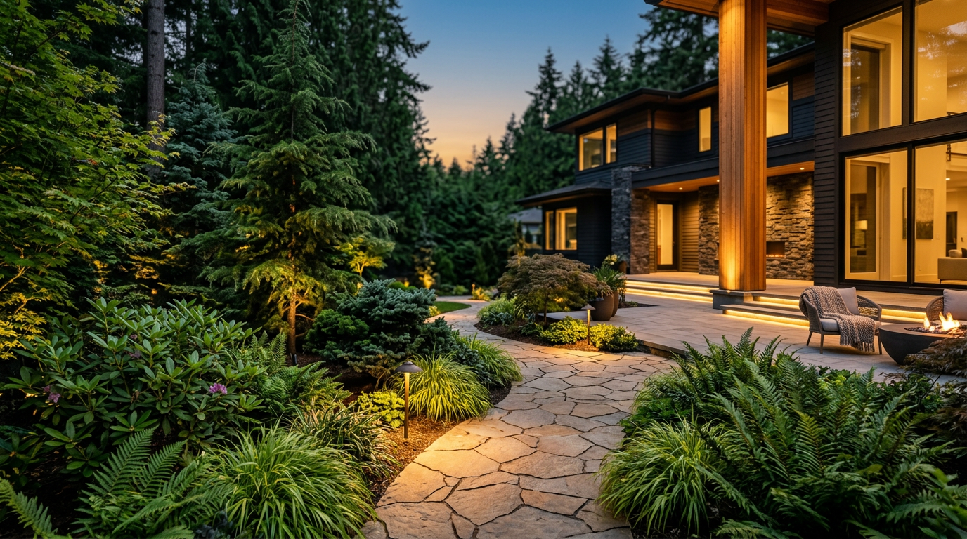 Illuminate Your Covington Evenings: Design Ideas & Material Choices for Landscape Lighting